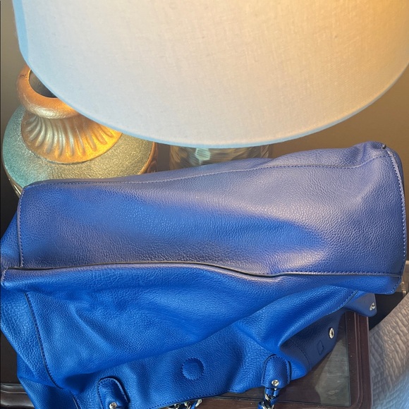Marc New York Cobalt Blue Tote with Chain Details - Picture 9 of 13